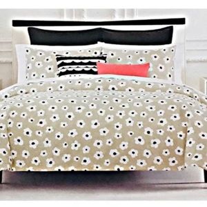 Kate Spade 3-pc. Full/Queen Faye Floral Comforter Set | 100% Cotton Gently Used